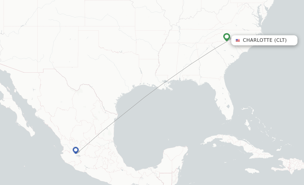 Volaris flights from Charlotte, CLT