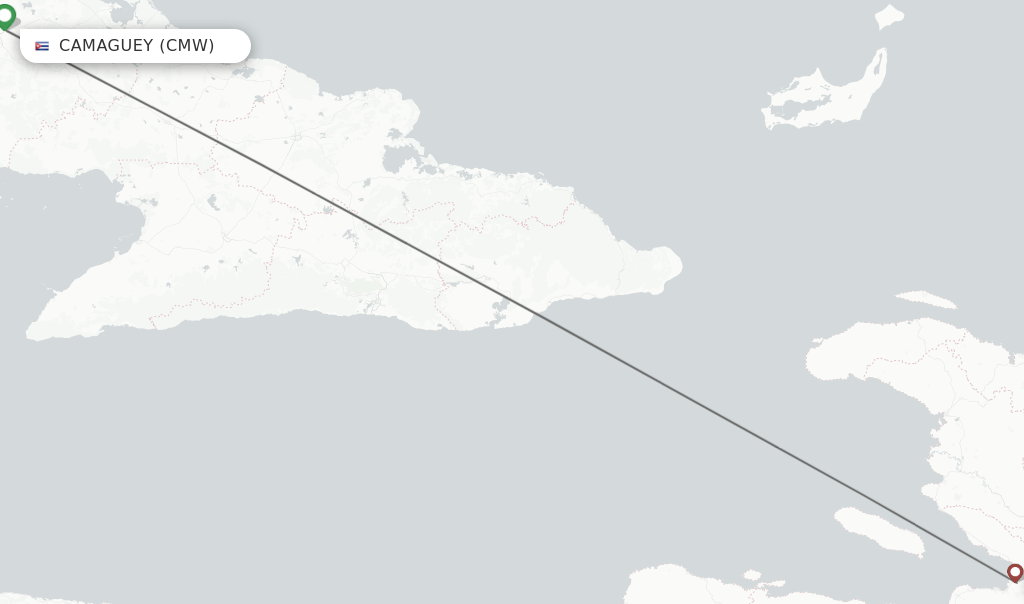 Direct (nonstop) flights from Camaguey to PortauPrince schedules