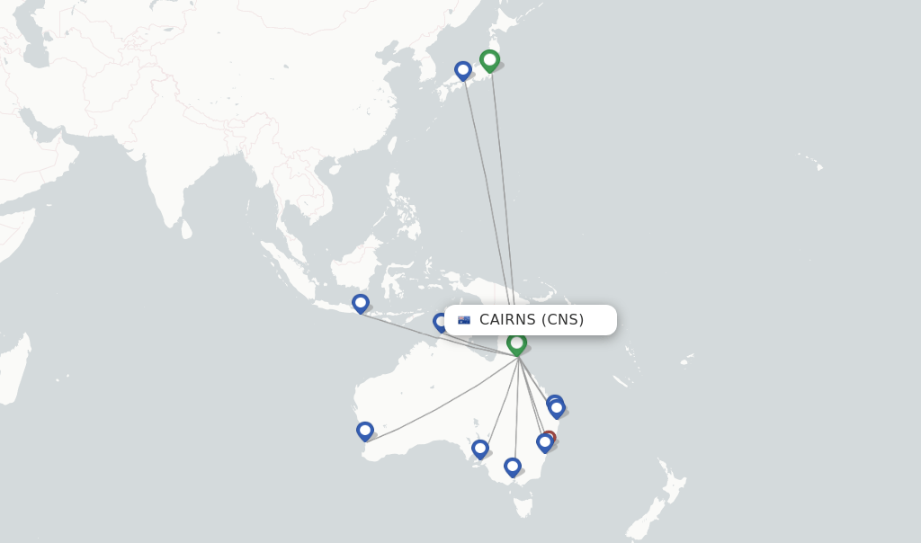 Jetstar flights from Cairns, CNS