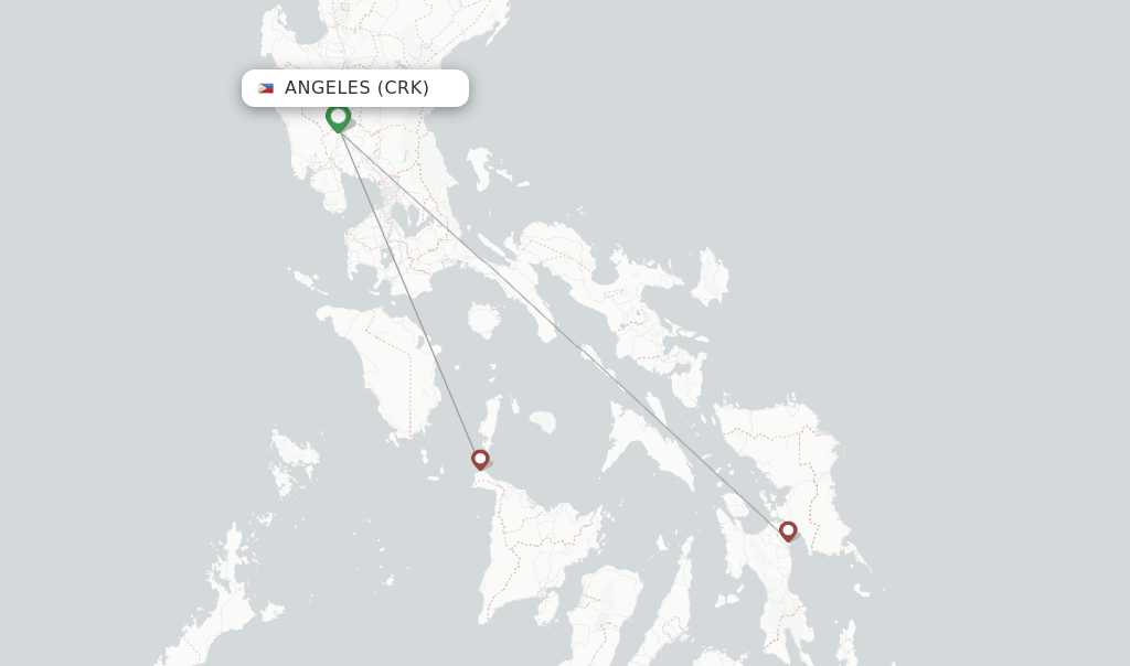 Philippines AirAsia flights from Angeles, CRK