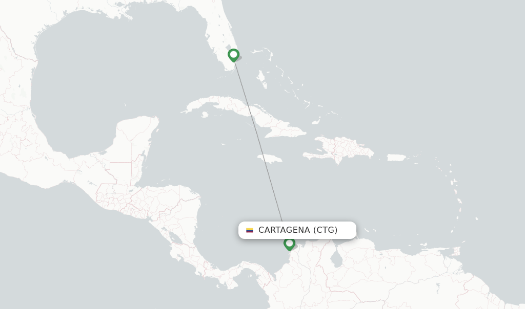 American Airlines flights from Cartagena, CTG