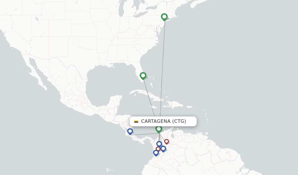 AVIANCA flights from Cartagena, CTG