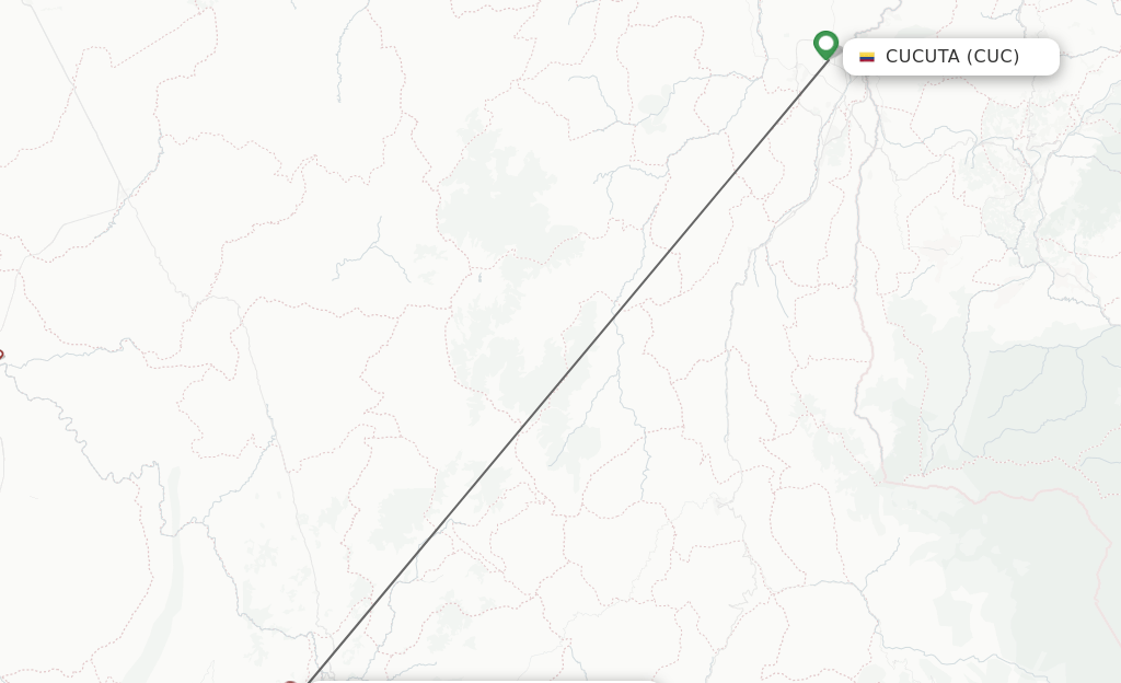 Direct (nonstop) flights from Cucuta to Bucaramanga schedules