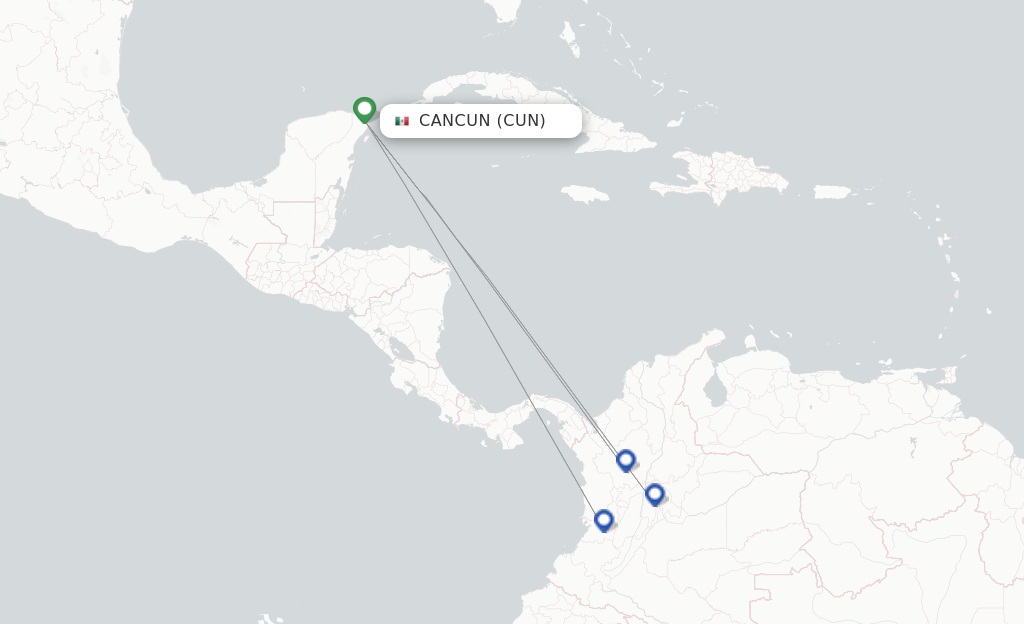 Wingo flights from Cancun, CUN