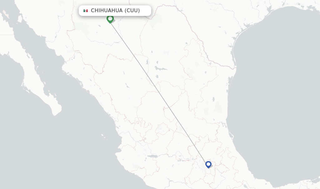 Aeromexico flights from Chihuahua, CUU