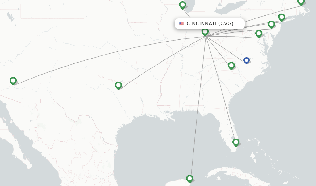 American Airlines flights from Cincinnati, CVG