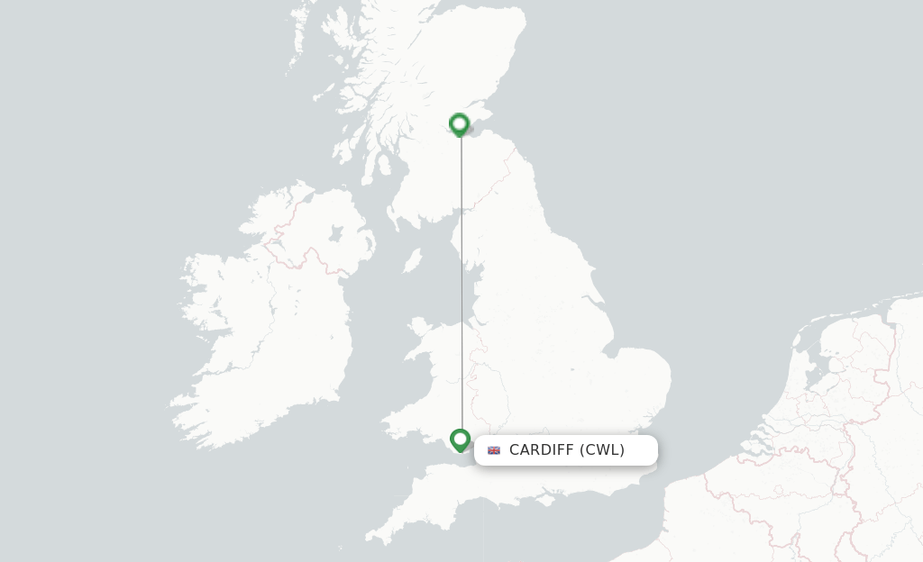 Loganair flights from Cardiff, CWL