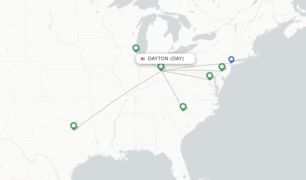 American Airlines flights from Dayton, DAY