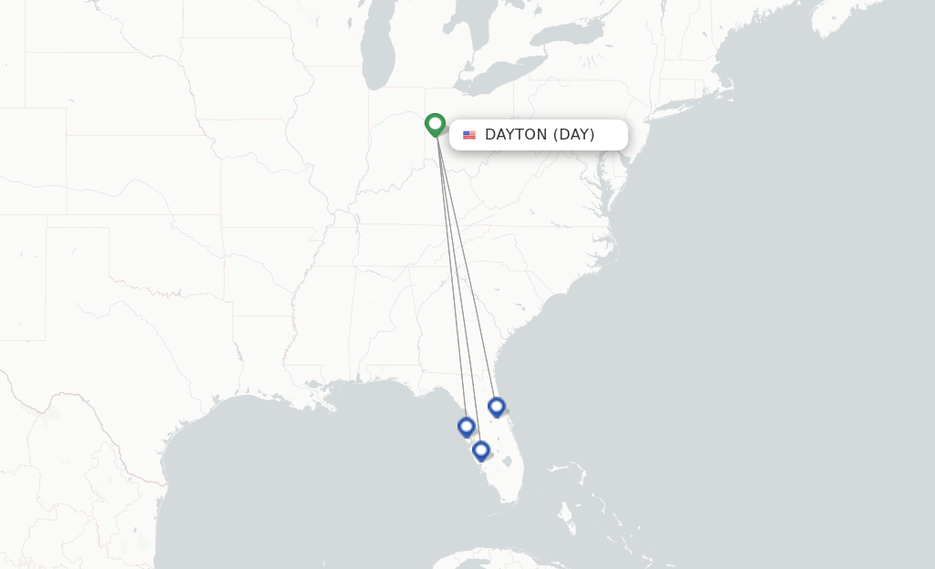 Allegiant Air flights from Dayton, DAY