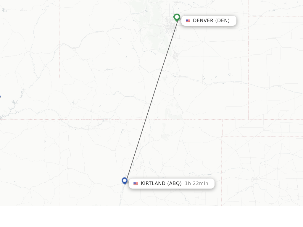 Direct (nonstop) flights from Denver to Albuquerque schedules