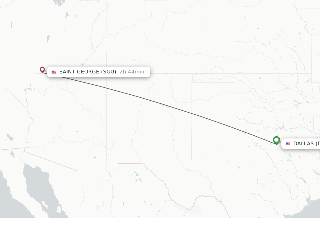 Direct (nonstop) flights from Dallas to Saint schedules