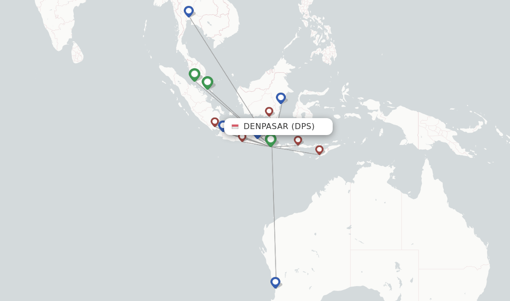 Indonesia AirAsia flights from Denpasar, DPS