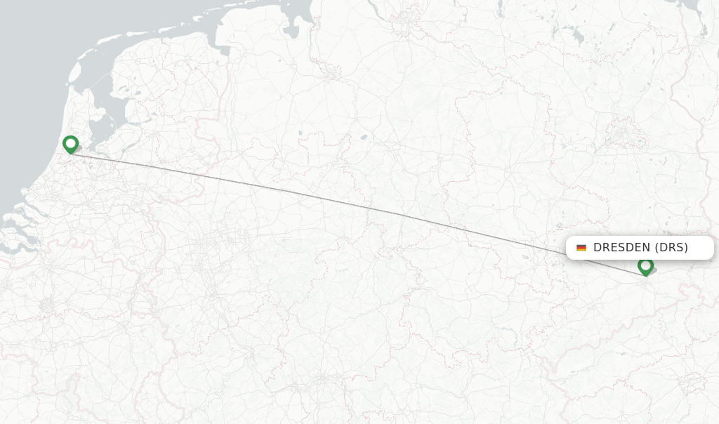 KLM flights from Dresden, DRS