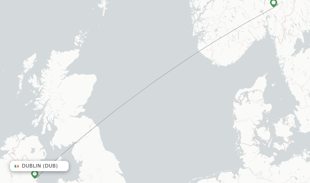 Norwegian Air flights from Dublin, DUB