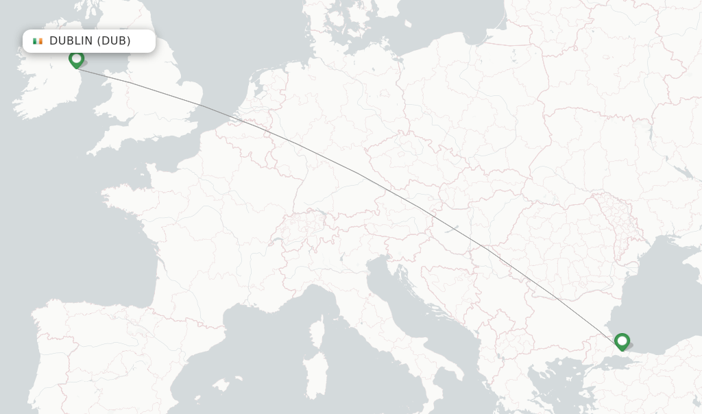 Turkish Airlines flights from Dublin, DUB