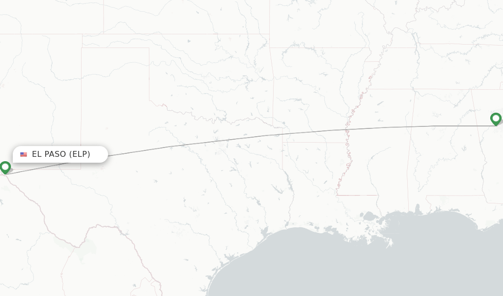 Delta flights from El Paso, ELP