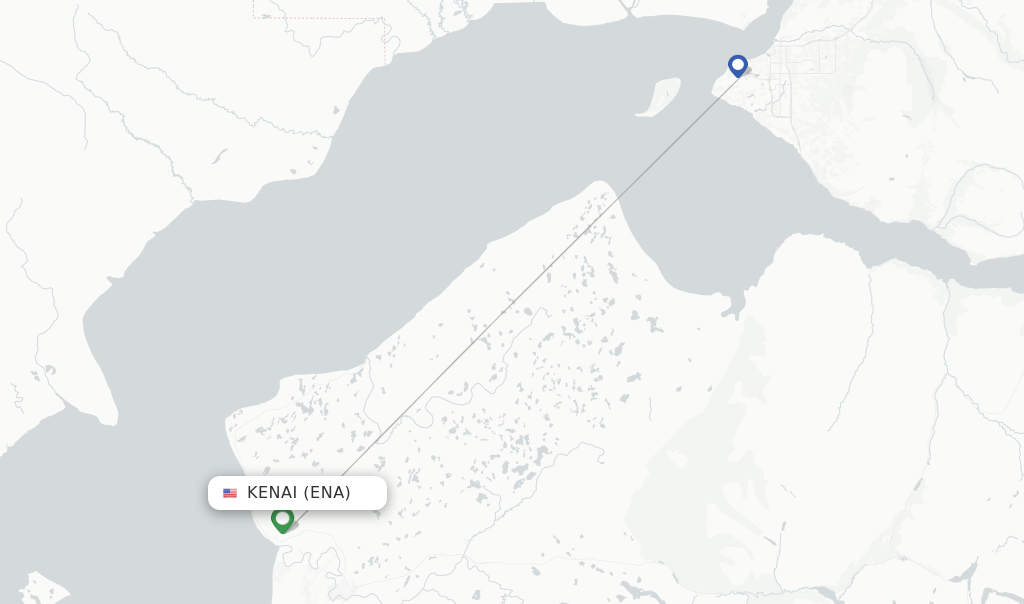 Direct (nonstop) flights from Kenai to Anchorage schedules