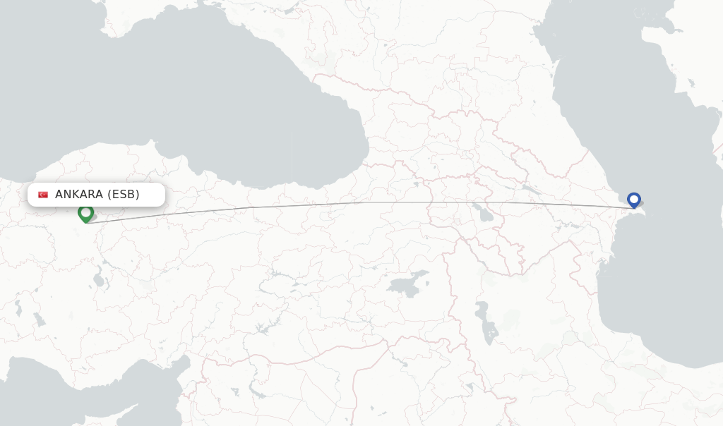 AZAL Azerbaijan Airlines flights from Ankara, ESB