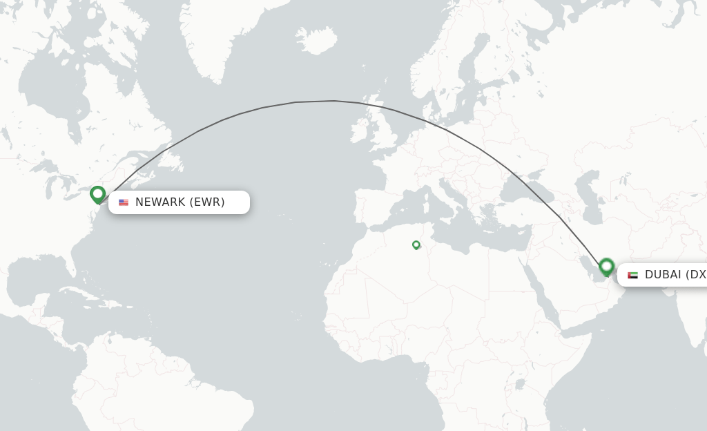 Direct (nonstop) flights from New York to Dubai schedules