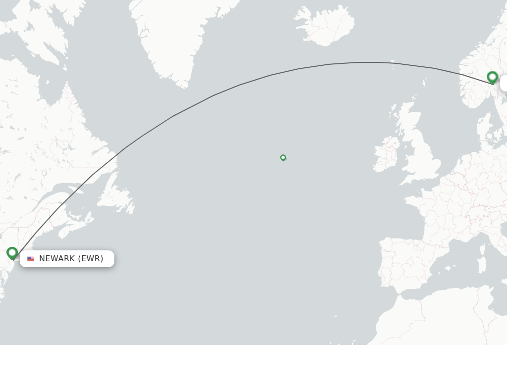 Direct (nonstop) flights from New York to Oslo schedules