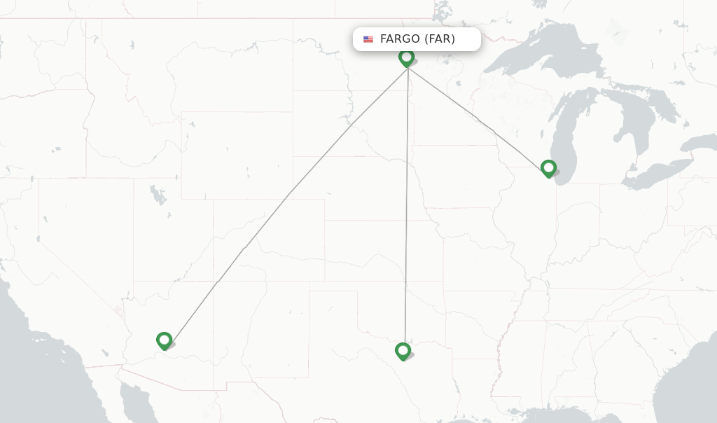 American Airlines flights from Fargo, FAR