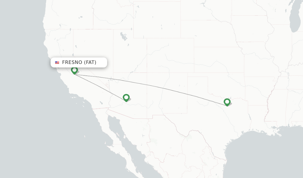 American Airlines flights from Fresno, FAT