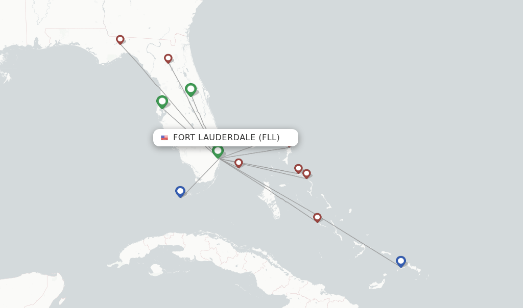 Silver Airways flights from Fort Lauderdale, FLL