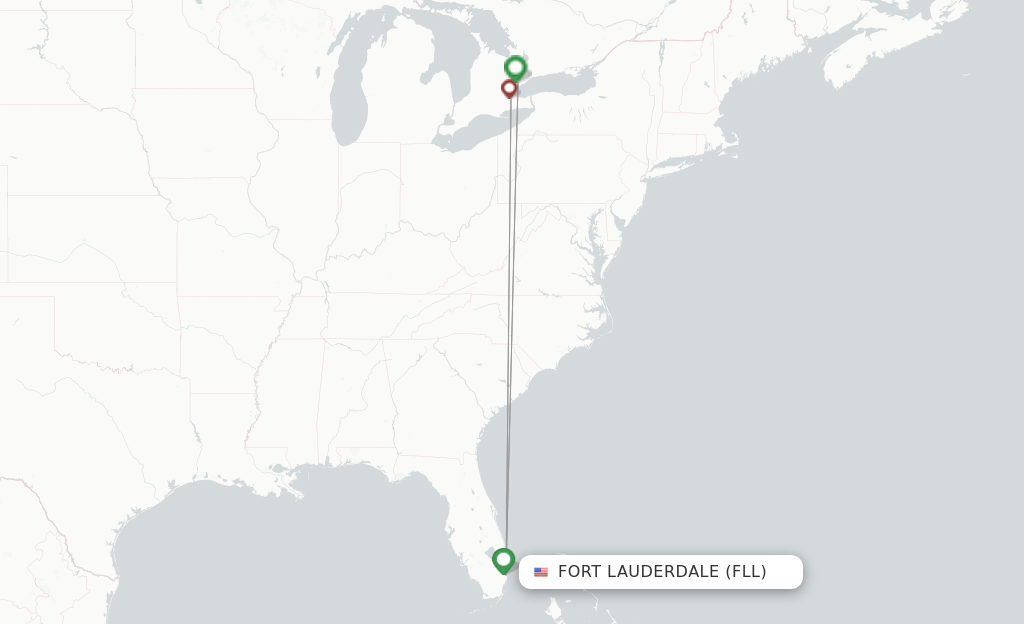 Swoop flights from Fort Lauderdale, FLL