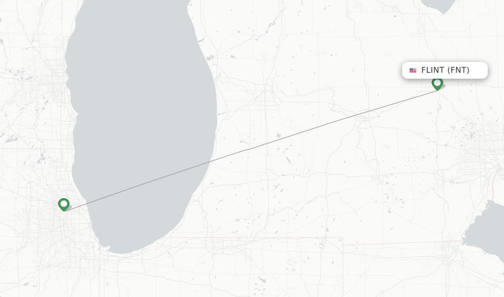 American Airlines flights from Flint, FNT