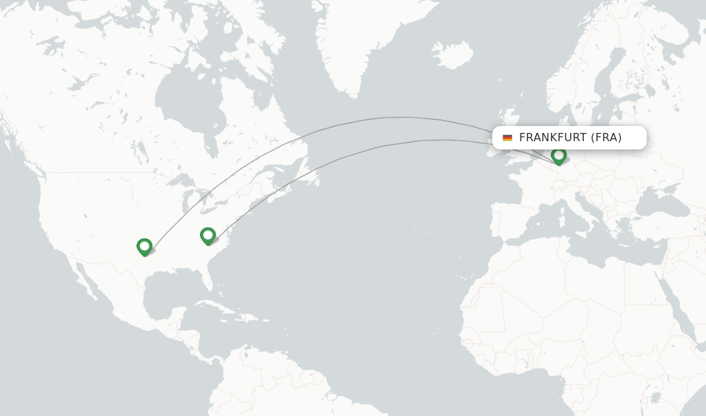 American Airlines flights from Frankfurt, FRA
