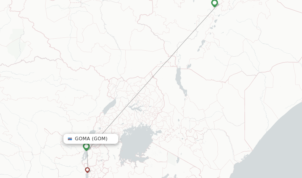Ethiopian Airlines flights from Goma, GOM