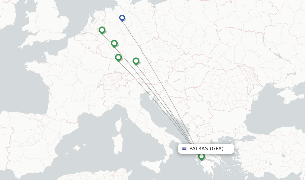 TUIfly flights from Patras, GPA