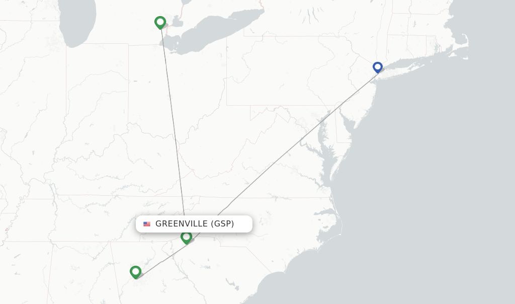 Delta flights from Greenville, GSP