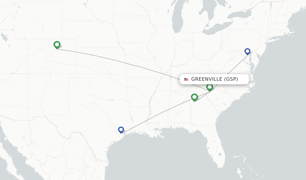 Southwest flights from Greenville, GSP