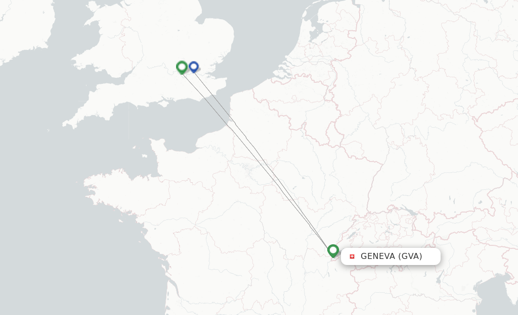 British Airways flights from Geneva, GVA