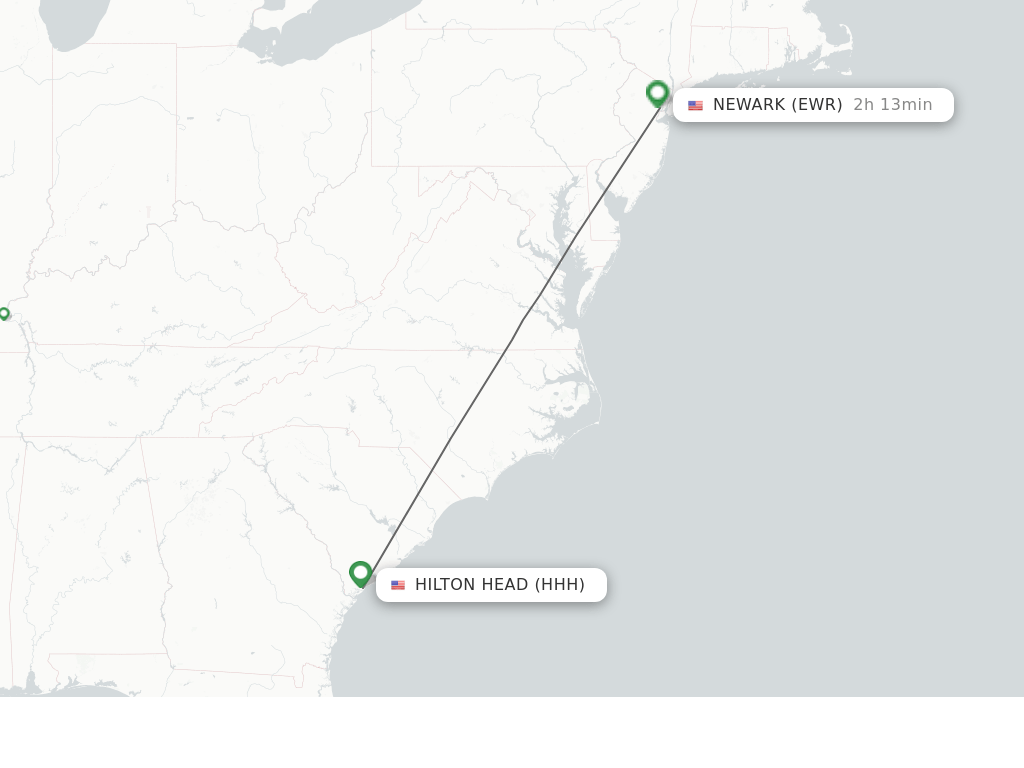 Direct (nonstop) flights from Hilton Head to New York schedules