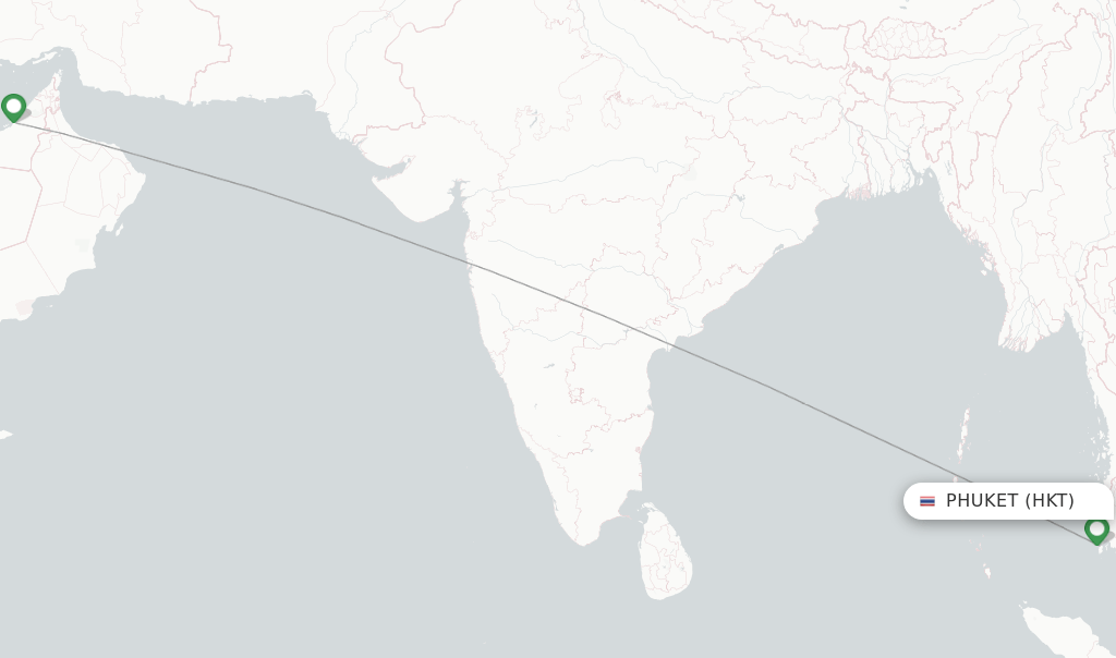 Etihad Airways flights from Phuket, HKT