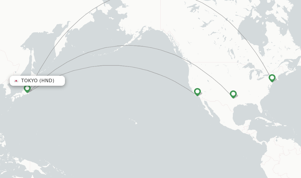 American Airlines flights from Tokyo, HND