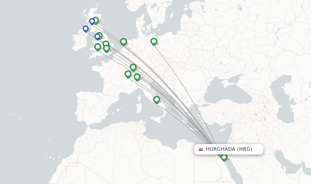 easyJet flights from Hurghada, HRG