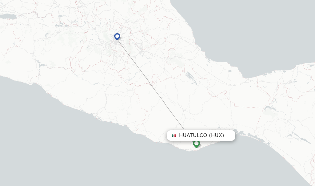 Aeromexico flights from Huatulco, HUX