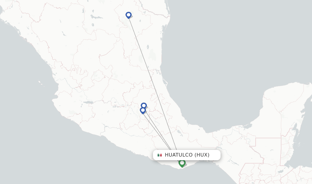 VivaAerobus flights from Huatulco, HUX