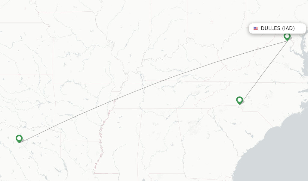 American Airlines flights from Dulles, IAD