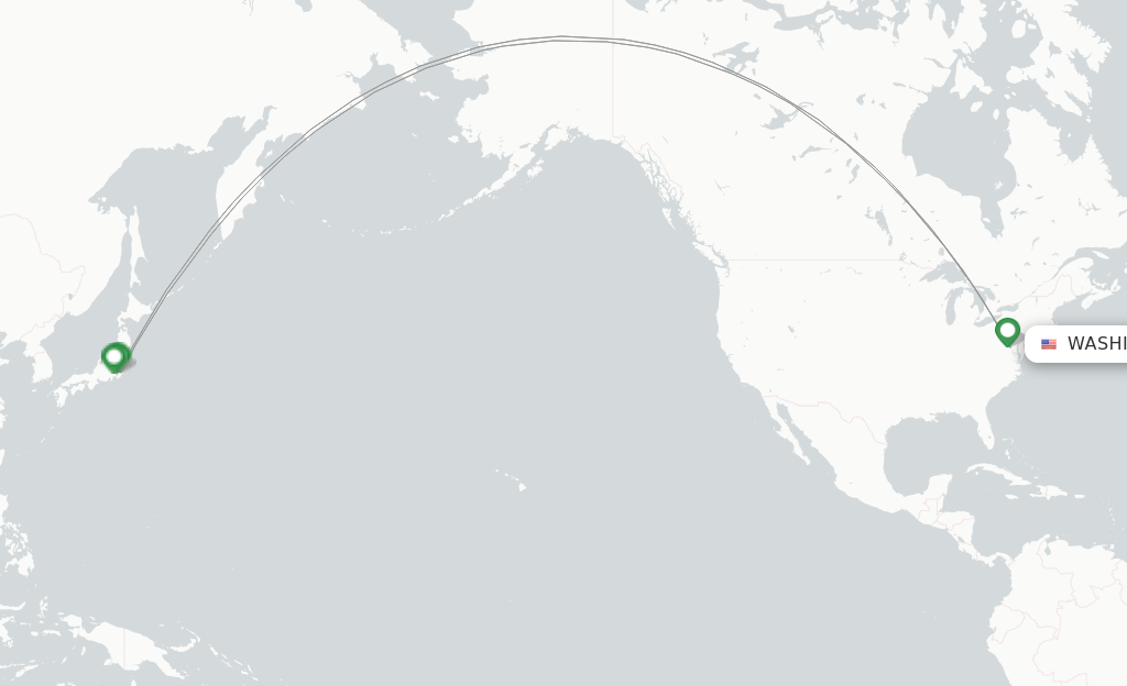 ANA flights from Dulles, IAD