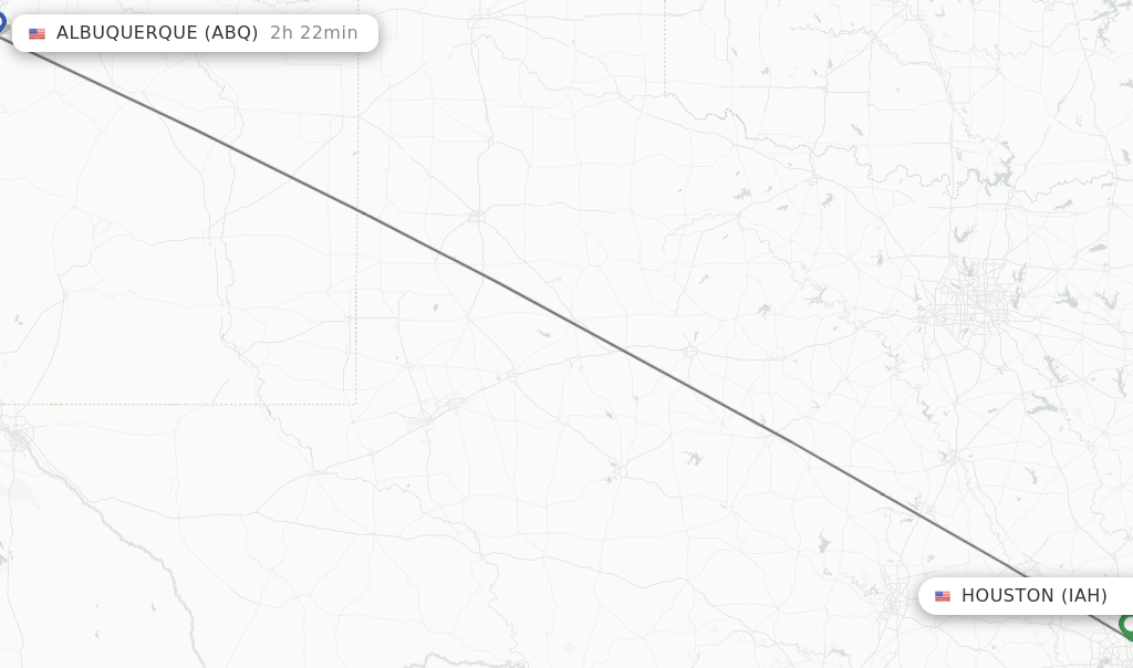 Direct (nonstop) flights from Houston to Albuquerque schedules