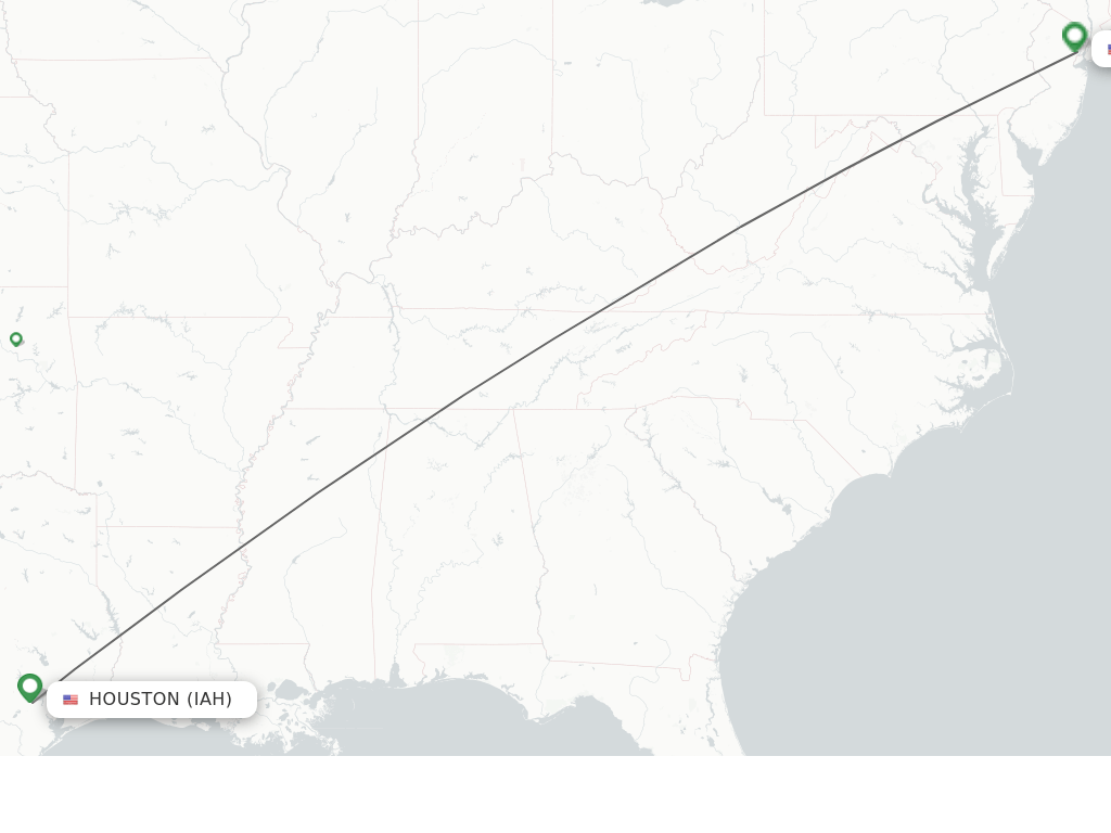 Direct (nonstop) flights from Houston to New York schedules