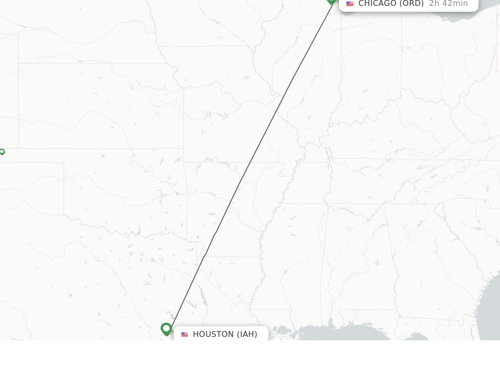 Direct (nonstop) flights from Houston to Chicago schedules