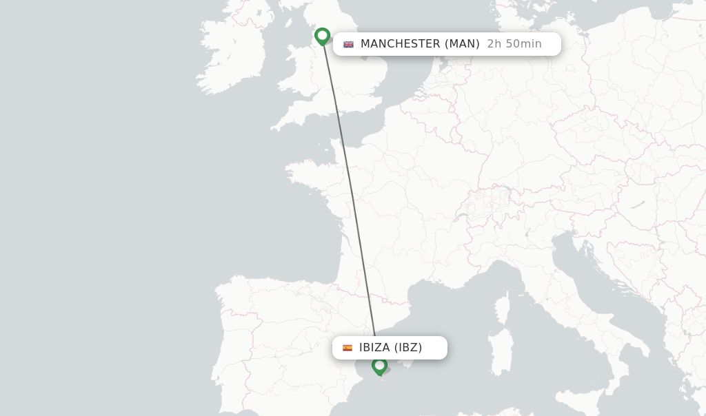 Direct (nonstop) flights from to Manchester schedules