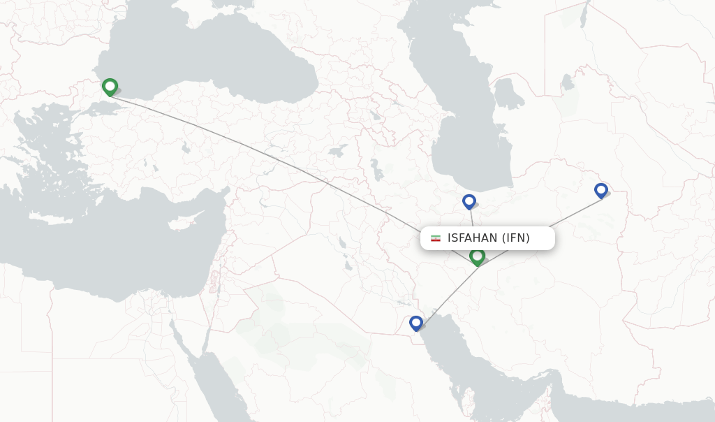 Iran Air flights from Isfahan, IFN