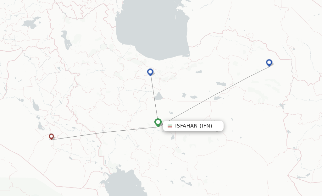 Varesh Airlines flights from Isfahan, IFN