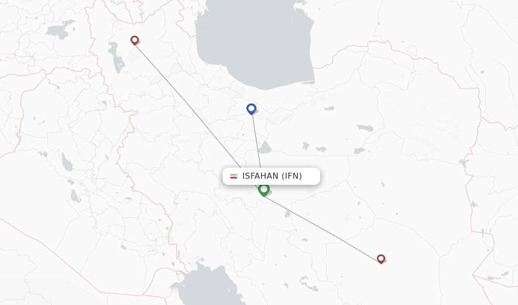 Mahan Air flights from Isfahan, IFN